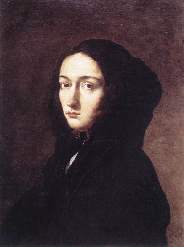ROSA, Salvator Portrait of the Artist's Wife Lucrezia af Sweden oil painting art
